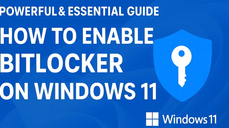 Enable BitLocker