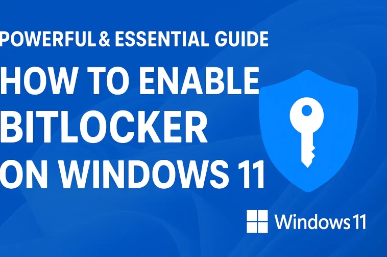 Enable BitLocker
