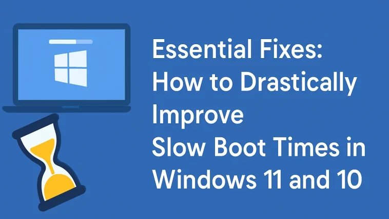 How to Drastically Improve Slow Boot Times in Windows 11 and 10