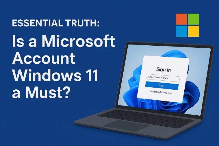 Is a Microsoft Account Windows 11 a Must
