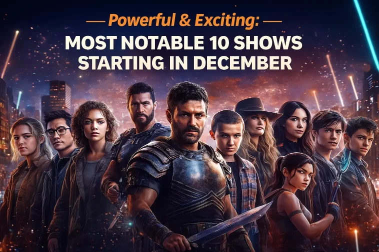 Powerful & Exciting: Most Notable 10 Shows Starting in December 1 Most Notable 10 Shows Starting in December