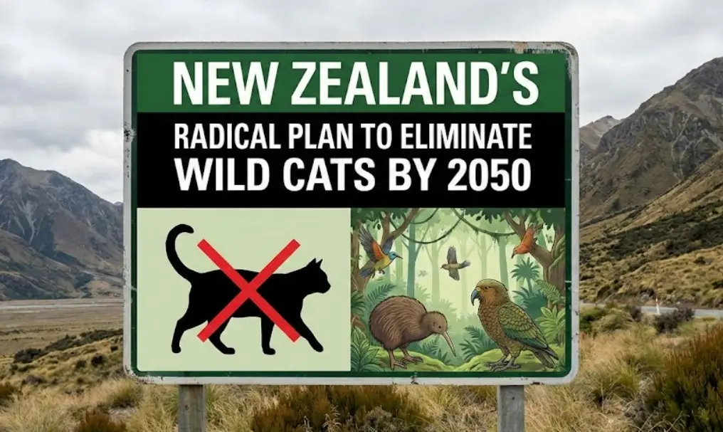 New Zealand’s Radical Plan to Eliminate Wild Cats by 2050 1 New Zealand eliminate wild cats