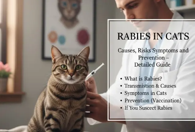 Rabies in Cats: Causes, Risks, Symptoms and Prevention – Detailed Guide 1 Rabies in Cats