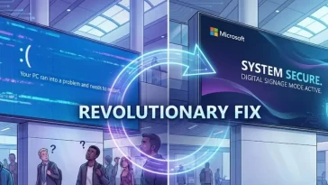 Revolutionary Microsoft Digital Signage Mode