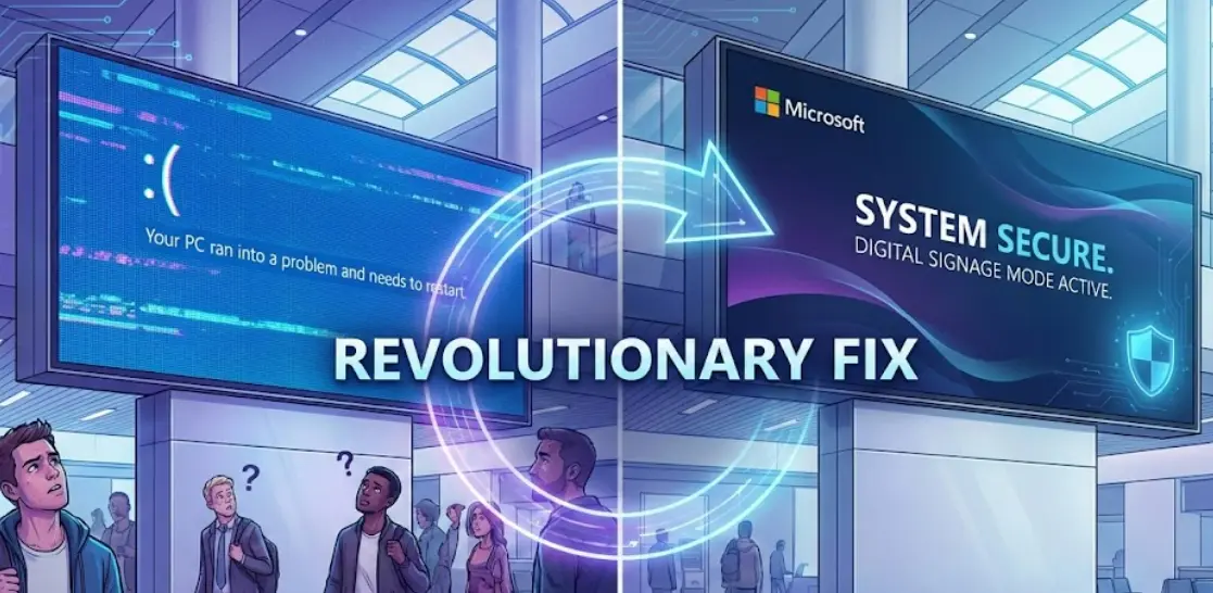 Revolutionary Microsoft Digital Signage Mode