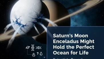 Saturn’s Moon Enceladus Might Hold the Perfect Ocean for Life, Scientists Reveal