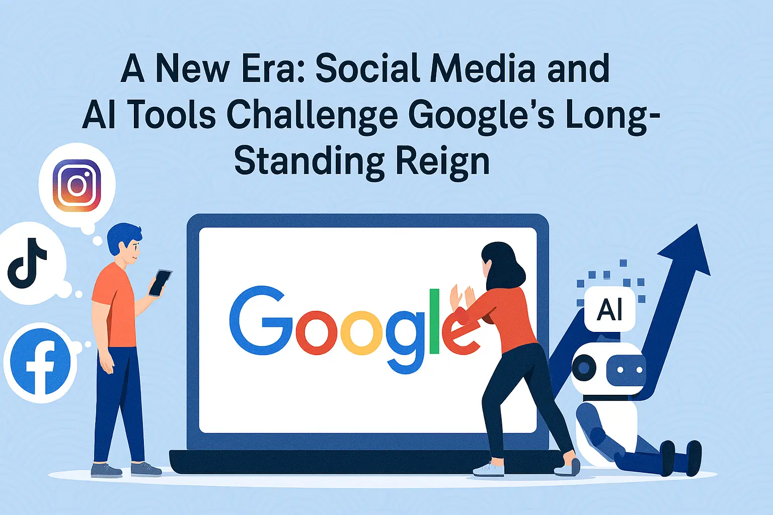 Social Media and AI Tools Challenge Google’s Long-Standing Reign