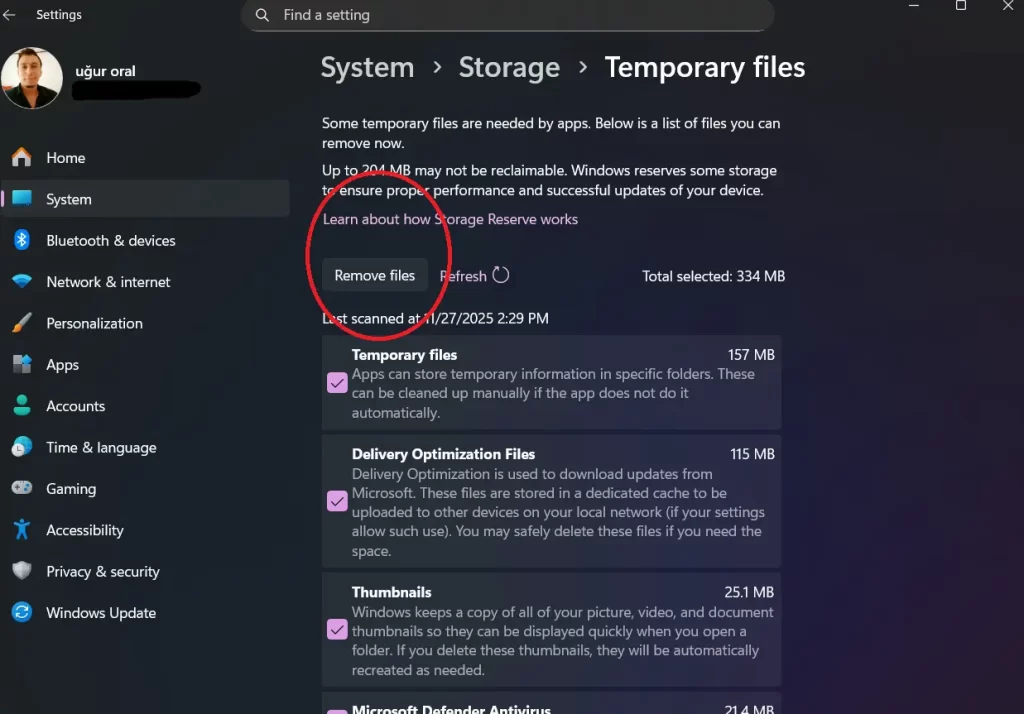 Storage Cleanup Tool