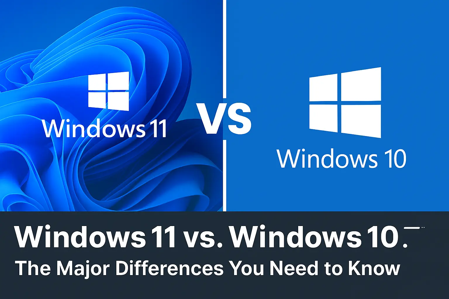 Windows 11 vs. Windows 10