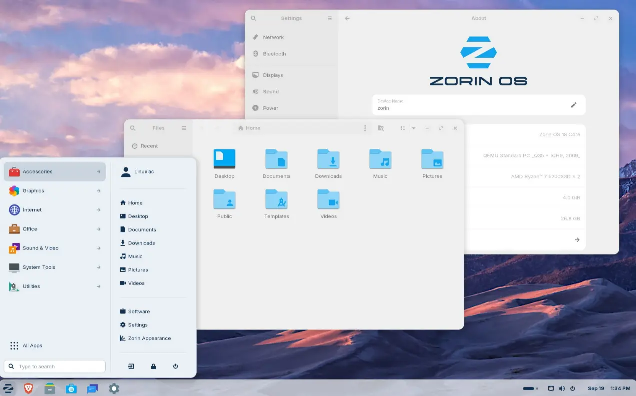 Zorin OS Migration