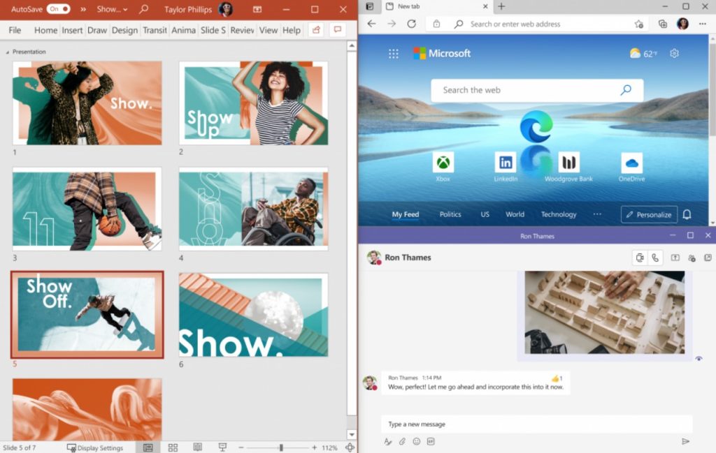 windows 11 split screen