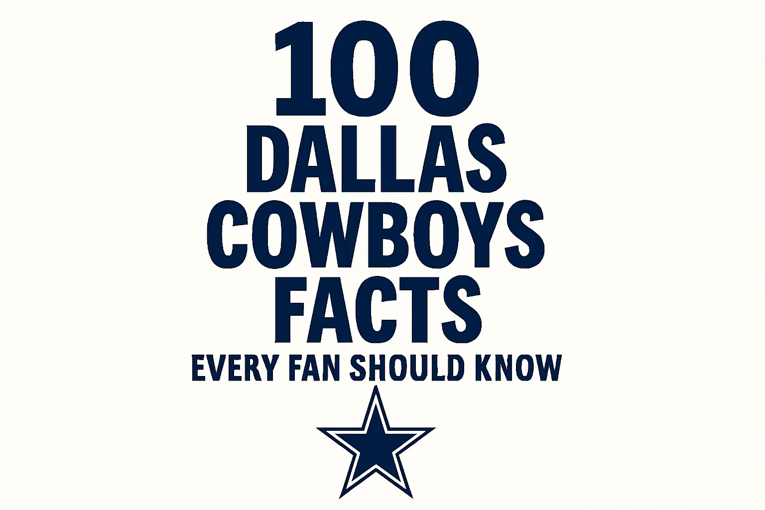 Dallas Cowboys Facts