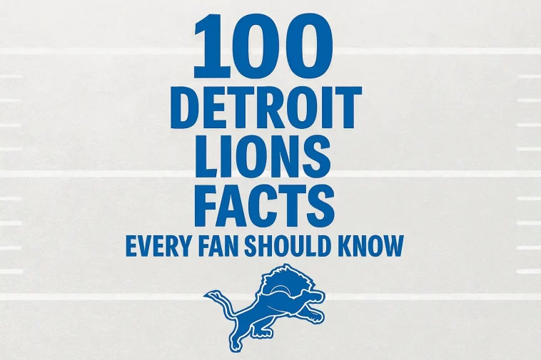 100 Detroit Lions Facts Every Fan Should Know 1 Detroit Lions Facts