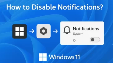 Disable Notifications Windows 11