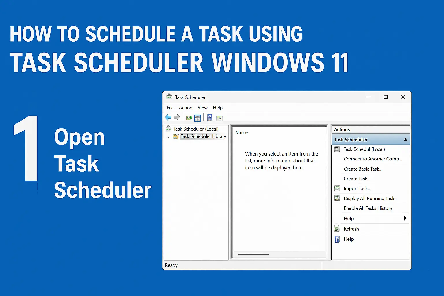Task Scheduler Windows 11