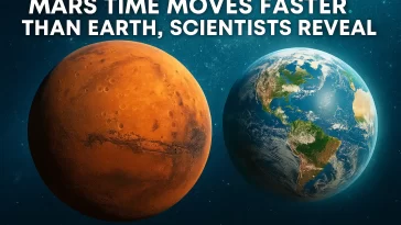 Mars Time Moves Faster