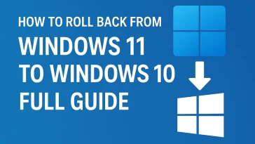 Roll Back from Windows 11 to Windows 10