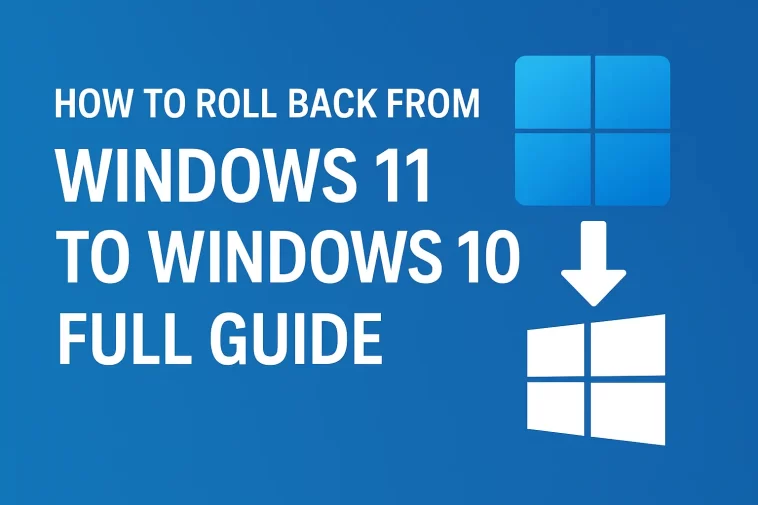 Roll Back from Windows 11 to Windows 10