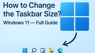 Taskbar Size Windows 11