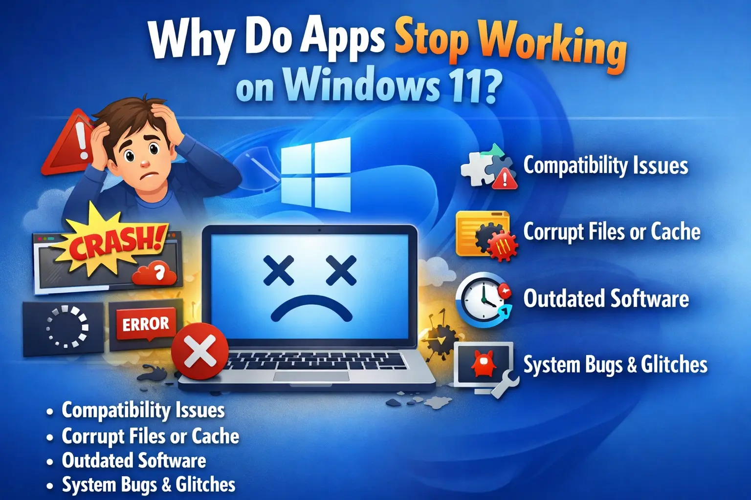 Why Do Apps Stop Working on Windows 11