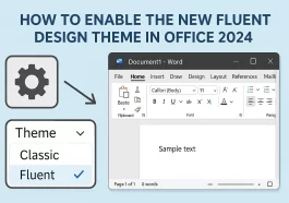 Design Theme in Office 2024