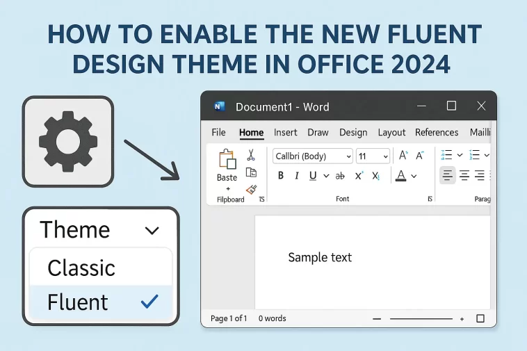 Design Theme in Office 2024