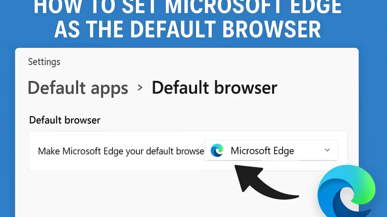 Microsoft Edge as the default browser