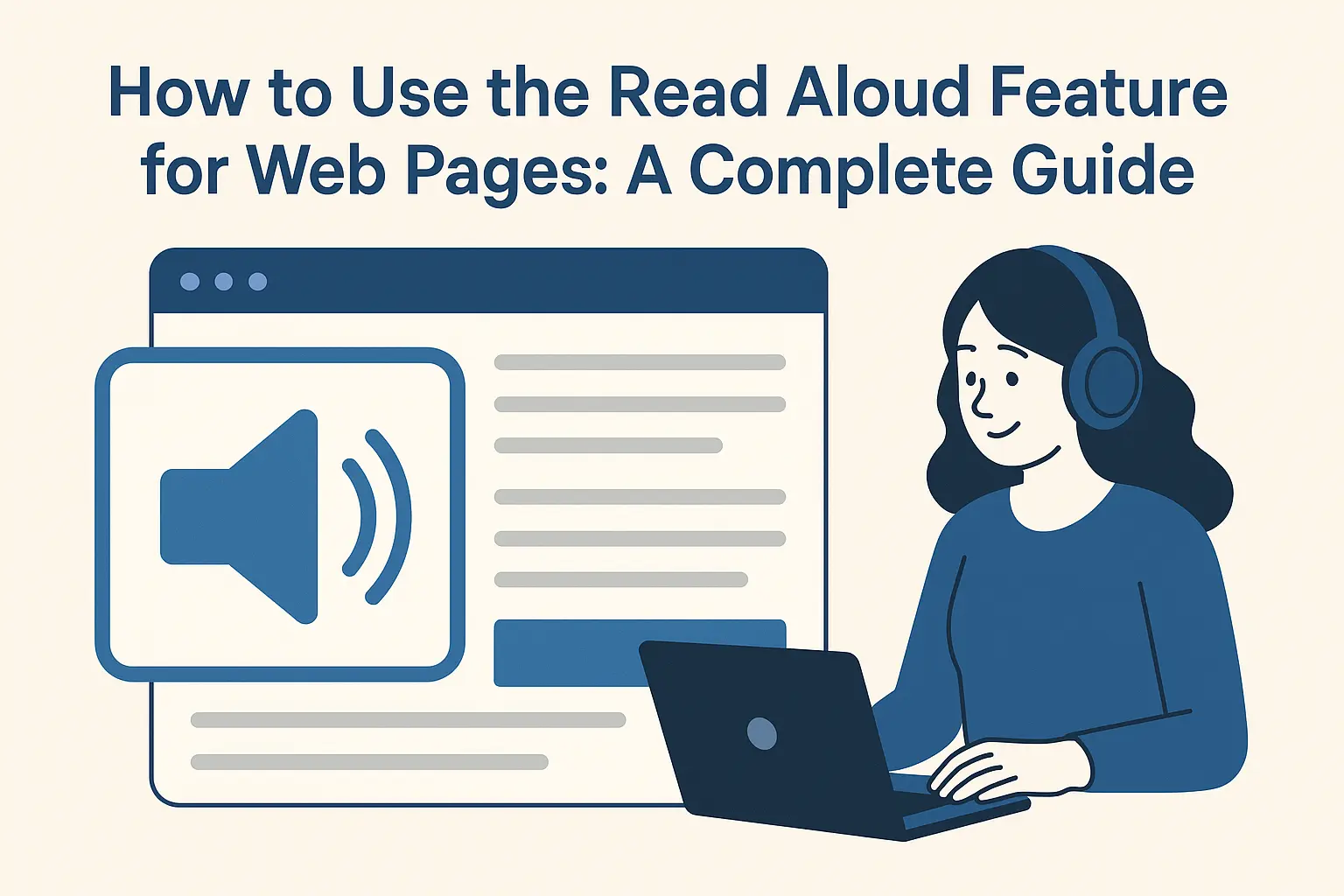 Read Aloud Feature for Web Pages