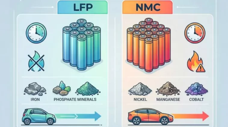 LFP vs NMC Battery Comparison