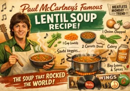 Paul McCartney lentil soup
