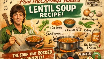 Paul McCartney lentil soup
