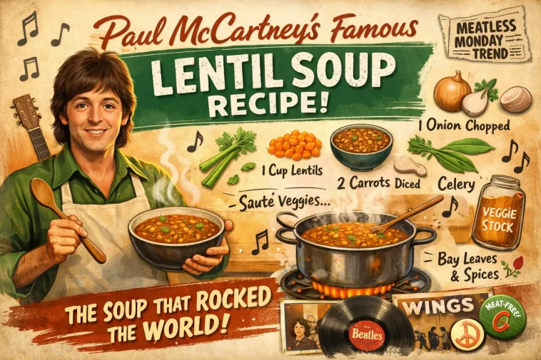 Paul McCartney lentil soup