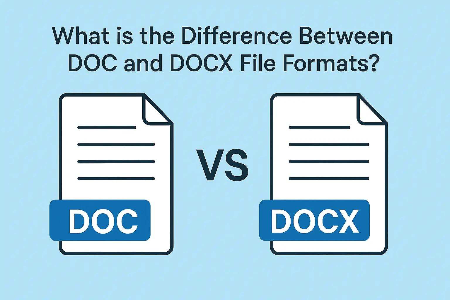 What is the Difference Between DOC and DOCX File Formats