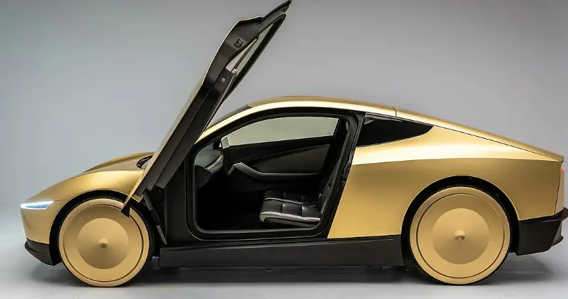 Tesla Cybercab Without Steering Wheel Hits Roads in April