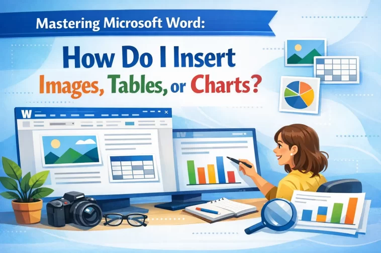 How Do I Insert Images, Tables, or Charts