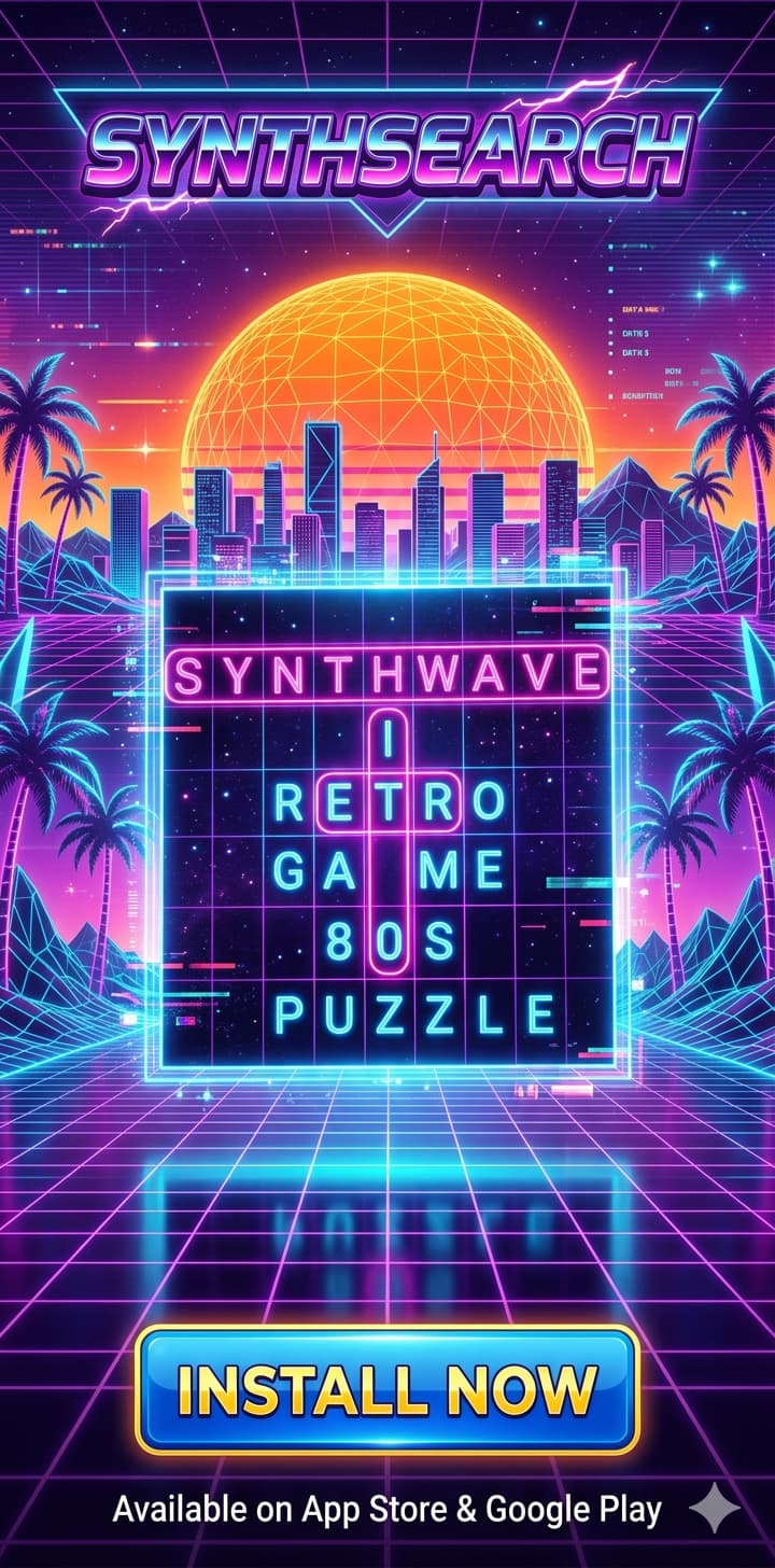 80s Word Search Game