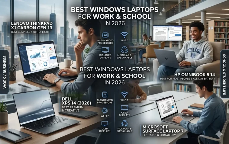 Best Windows Laptops for Work and School in 2026 1 Best Windows Laptops