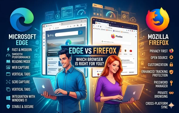 Edge vs Firefox: Which Browser Is Right for You in 2026? 1 Edge vs Firefox