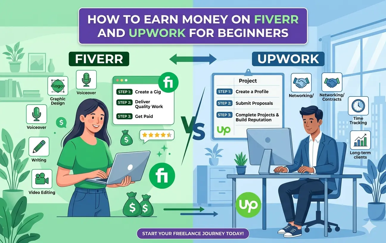 Fiverr and Upwork