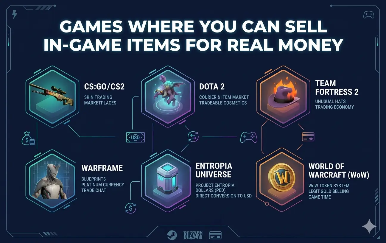 Games Where You Can Sell In-Game Items