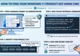 How to Find Your Windows 11 Product Key
