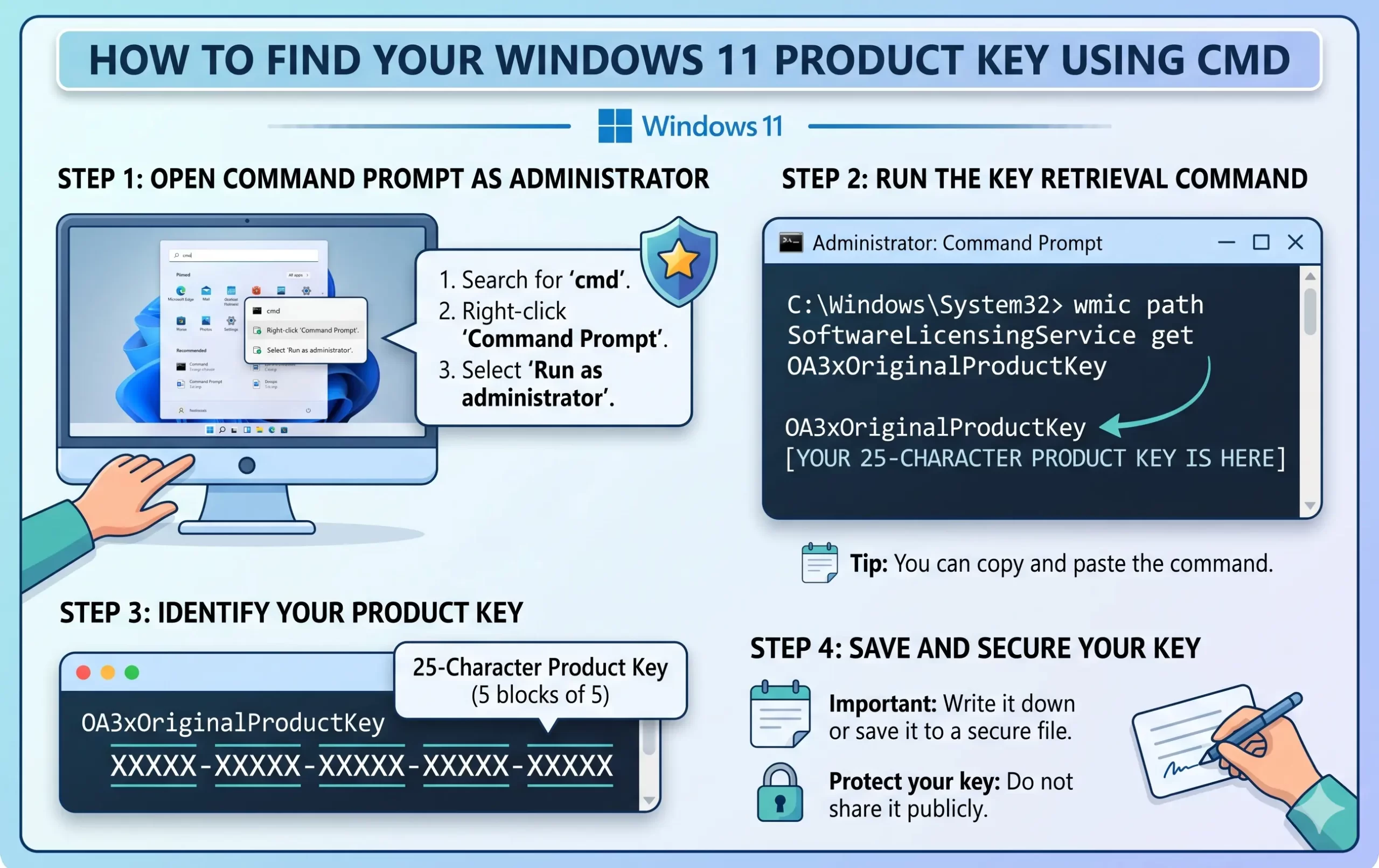 How to Find Your Windows 11 Product Key