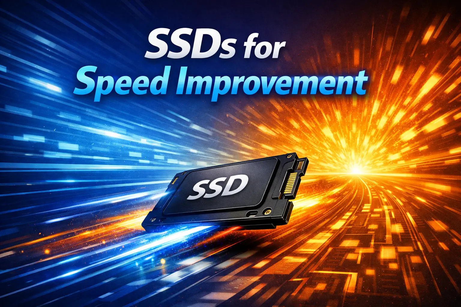 SSDs for Speed Improvement