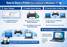 Share a Printer Over a Network in Windows 11