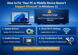 Your PC or Mobile Device Doesn't Support Miracast