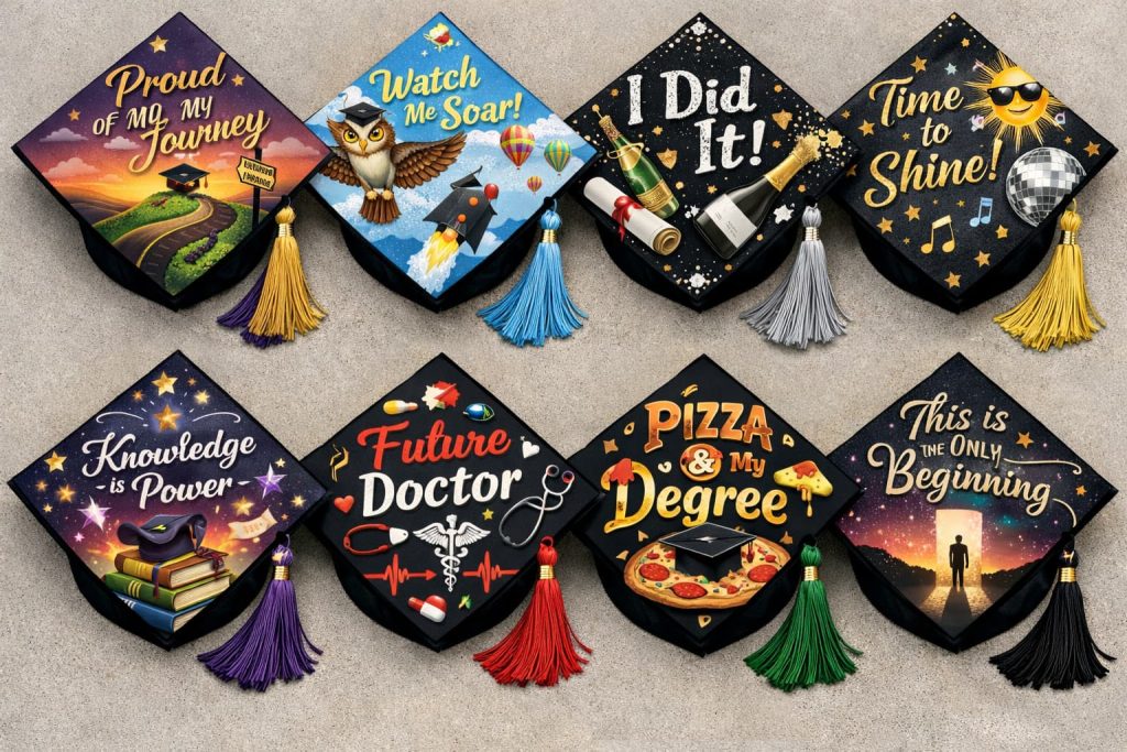 Graduation Cap Ideas That Will Make Everyone Stop and Stare 1 grad cap ideas