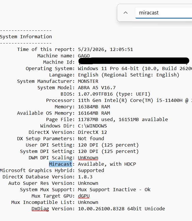 How to Fix "Your PC or Mobile Device Doesn't Support Miracast" in Windows 11 2 Miracast