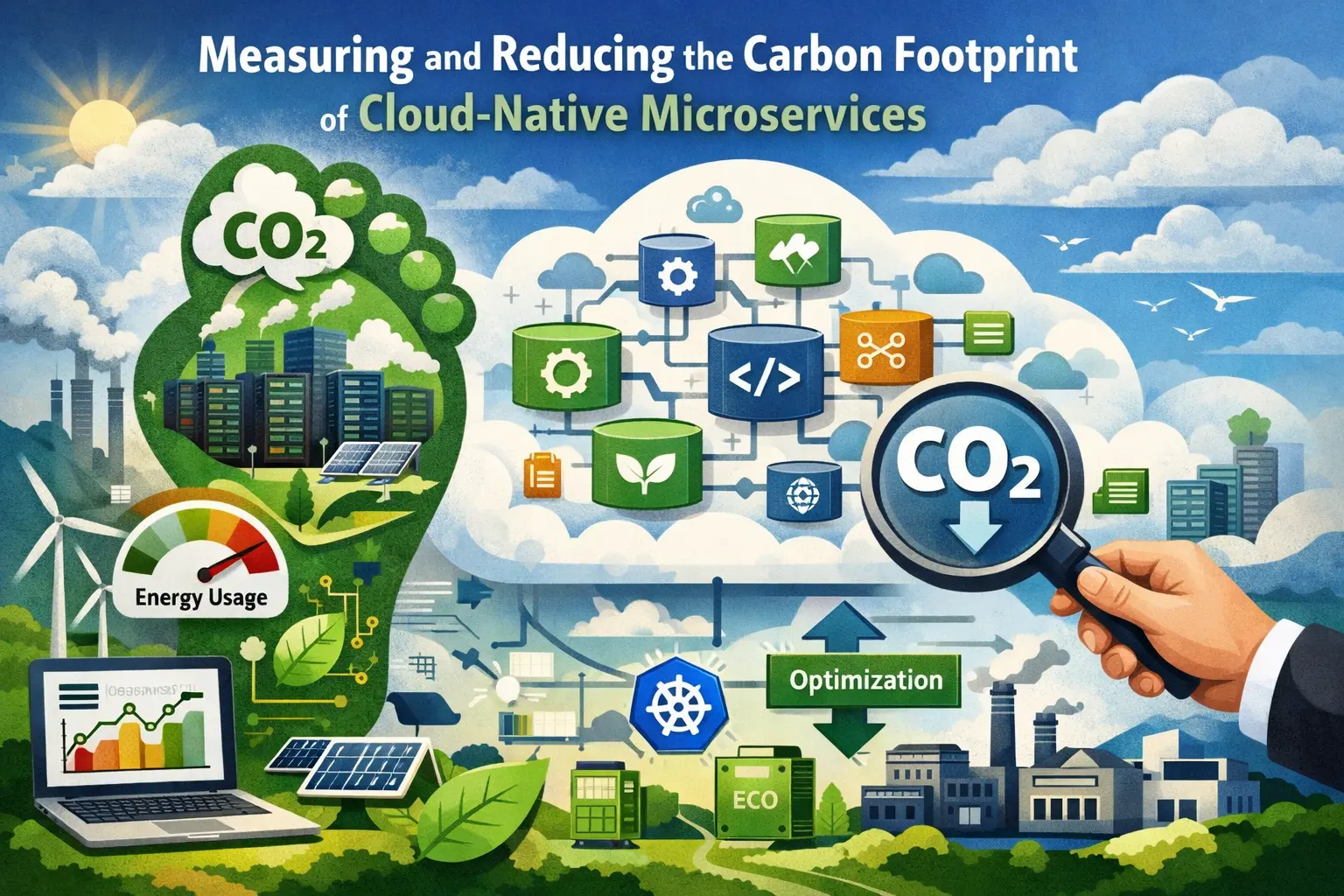 Carbon Footprint of Cloud-Native Microservices