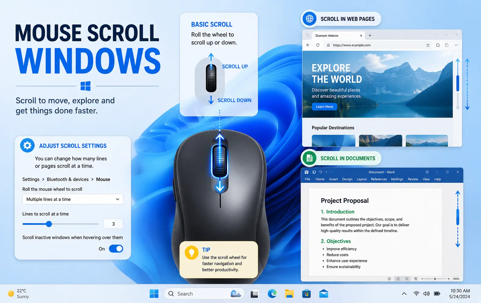 Change Mouse Scroll Settings