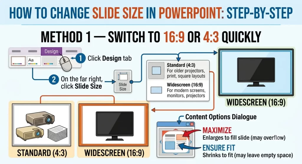 Change Slide Size in PowerPoint